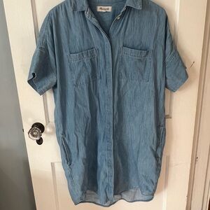 Madewell Blue Mini Dress